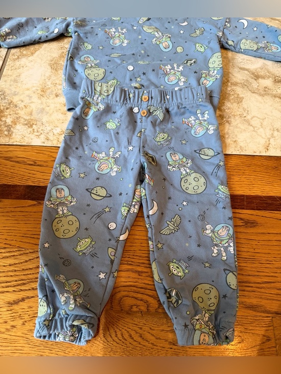 Disney Other - Disney Baby Toy Story Buzz Lightyear Sweatsuit Set Boys/Baby Size 18 months